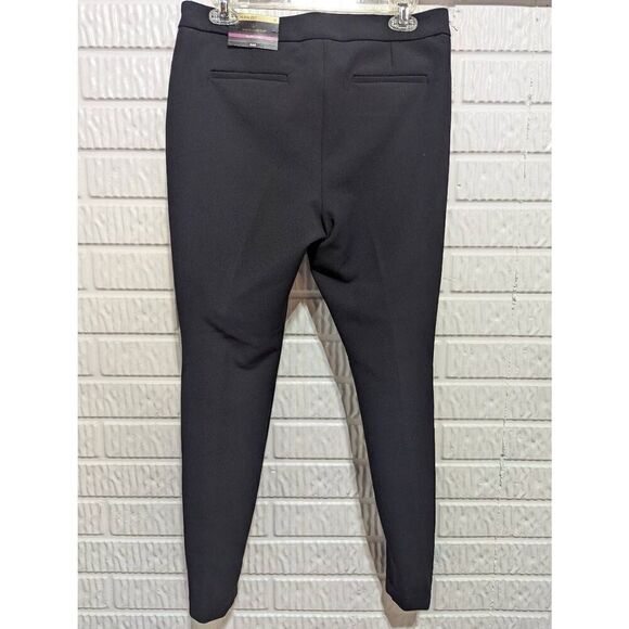 Worthington Women's Black Solid Modern Fit Slim Leg Trouser Pants Size 6 NWT - Picture 3 of 8